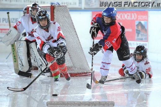 2011-04-09 Como 1105 Hockey Milano Rossoblu U11-Aosta - Dylan Ghiglione